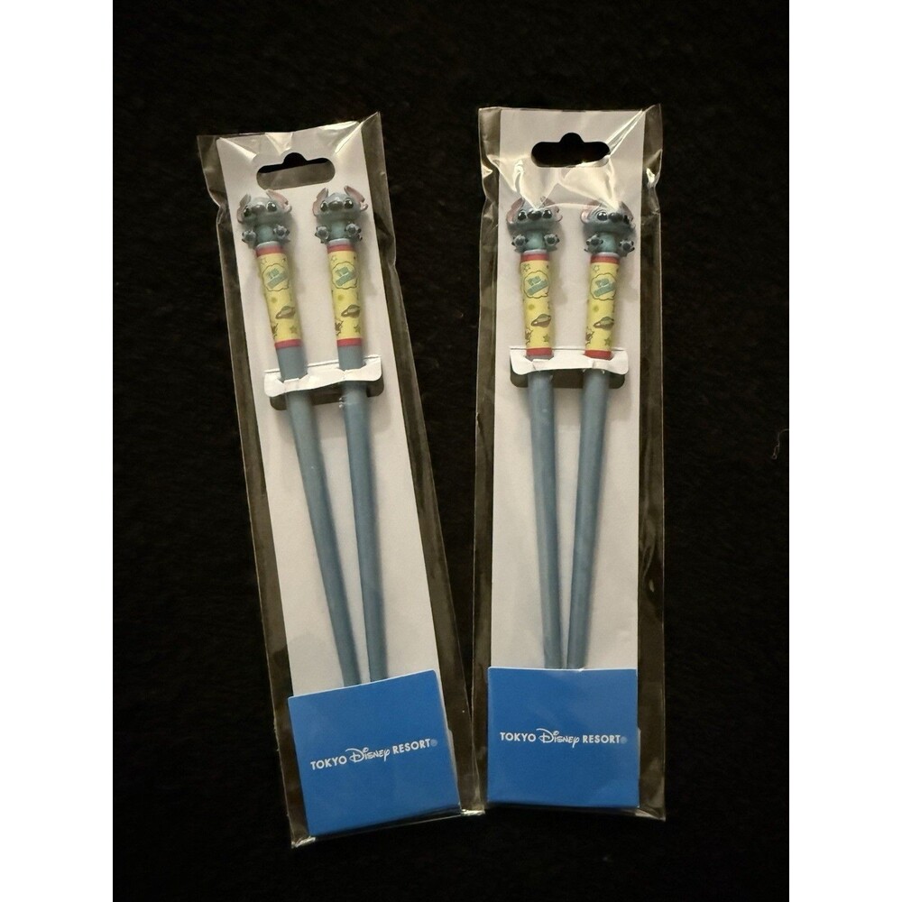 2 SETS - Tokyo Disney Resort Stitch Chopsticks [EXCLUSIVE]